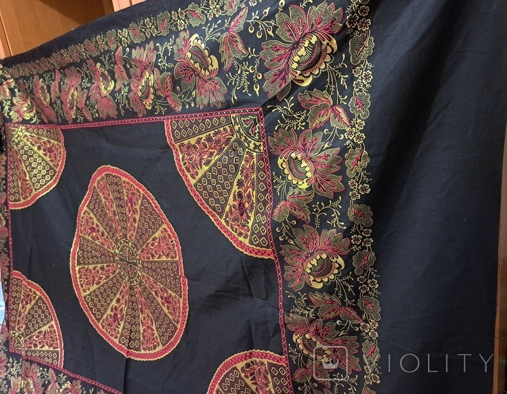Новое большое панно батик декор,принт на ткани Ява Индонезия для Голландии, 176 /119,5 см, photo number 8