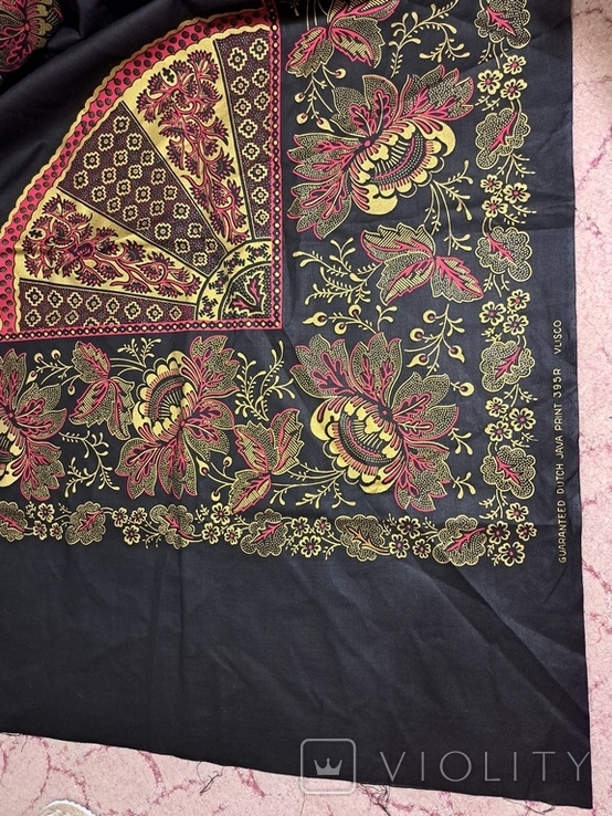 Новое большое панно батик декор,принт на ткани Ява Индонезия для Голландии, 176 /119,5 см, photo number 10
