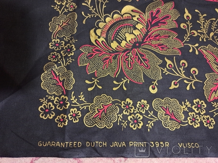 Новое большое панно батик декор,принт на ткани Ява Индонезия для Голландии, 176 /119,5 см, photo number 11