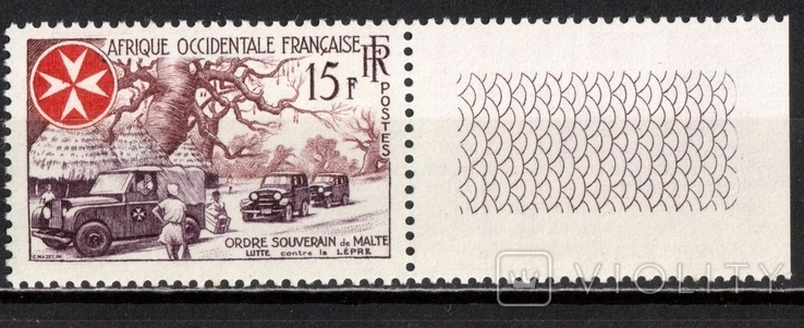 French West Africa. Order of Malta. Cars (luxury series)** 1957