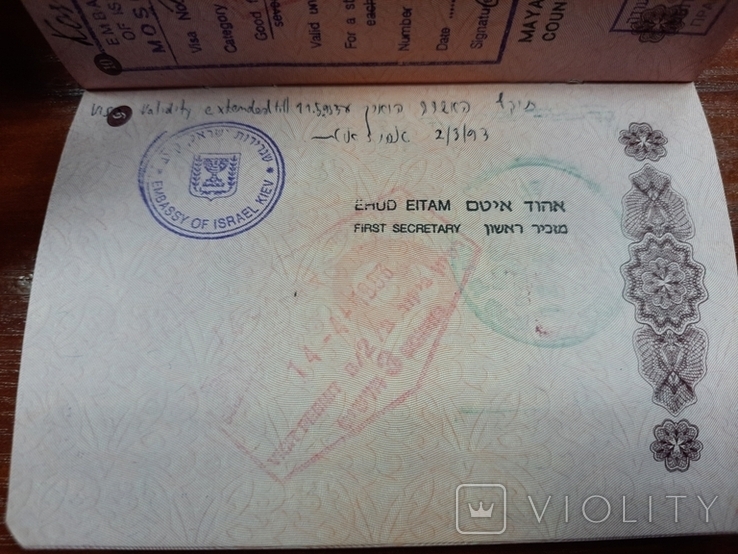 Израильская виза, photo number 5