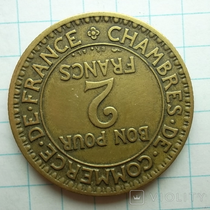Франція 2 франка, 1923, photo number 3