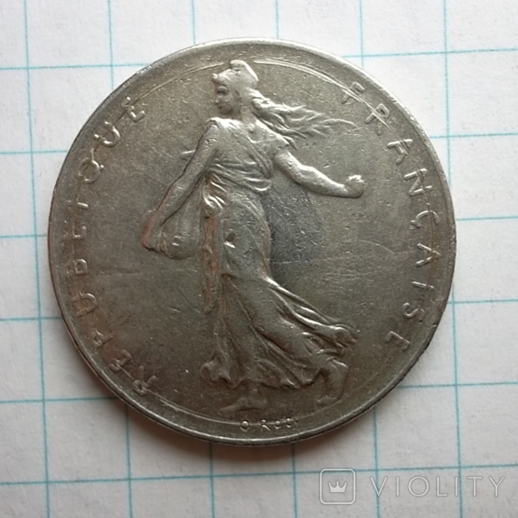 Франція 1 франк, 1977, photo number 7