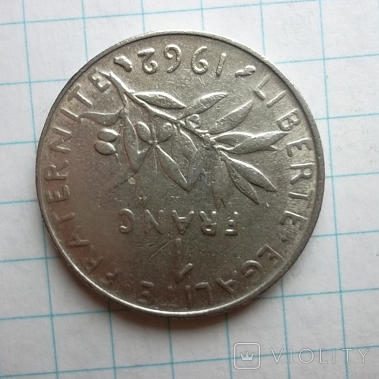 Франція 1 франк, 1962, photo number 4