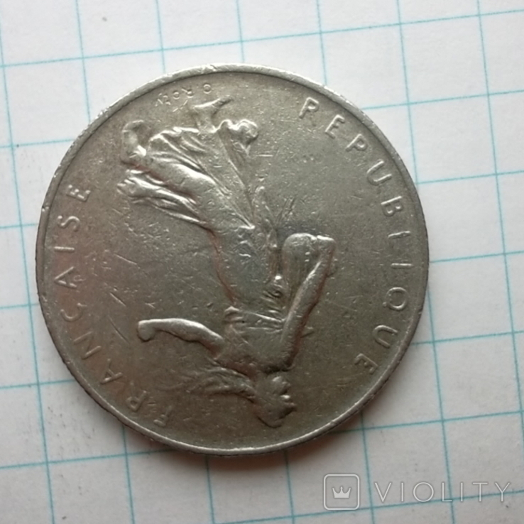 Франція 1 франк, 1967, photo number 9