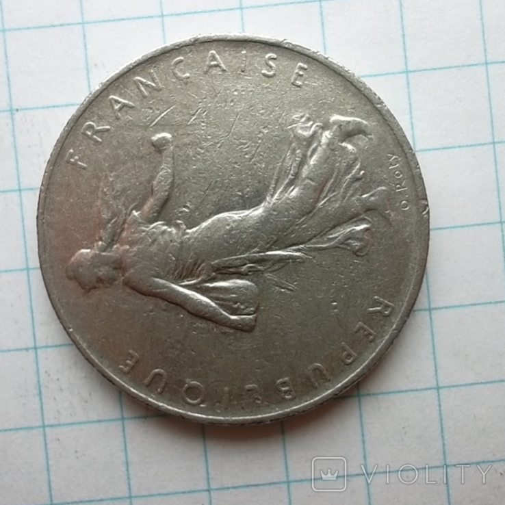 Франція 1 франк, 1967, photo number 10