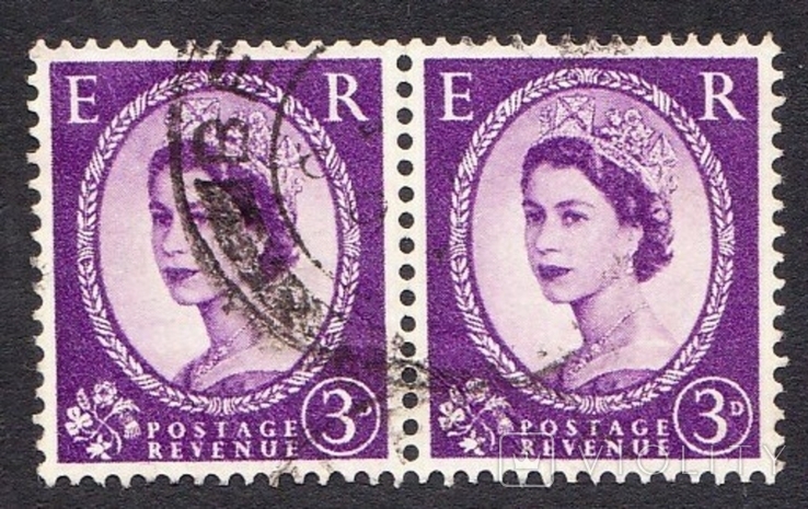 Великобритания 1956 год. Королева Елизавета II