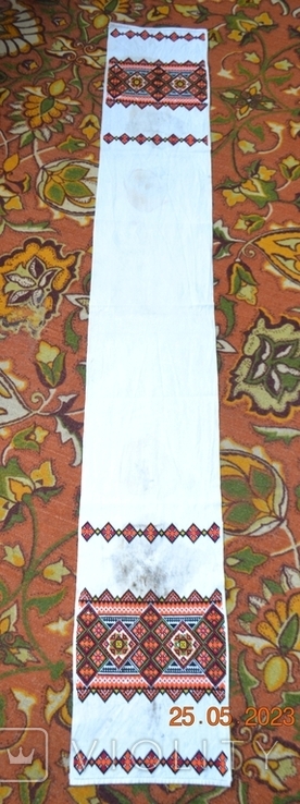 Embroidered towel Old Ukrainian "Hutsul". Zapadensky. Cross-stitch. 230x36 cm. No. 6, photo number 3