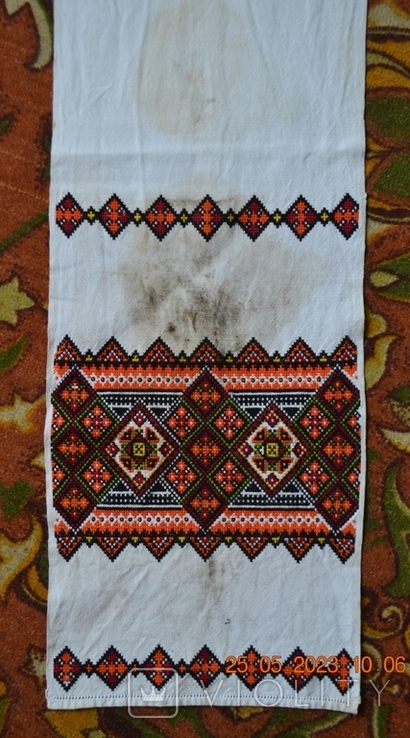 Embroidered towel Old Ukrainian "Hutsul". Zapadensky. Cross-stitch. 230x36 cm. No. 6, photo number 4