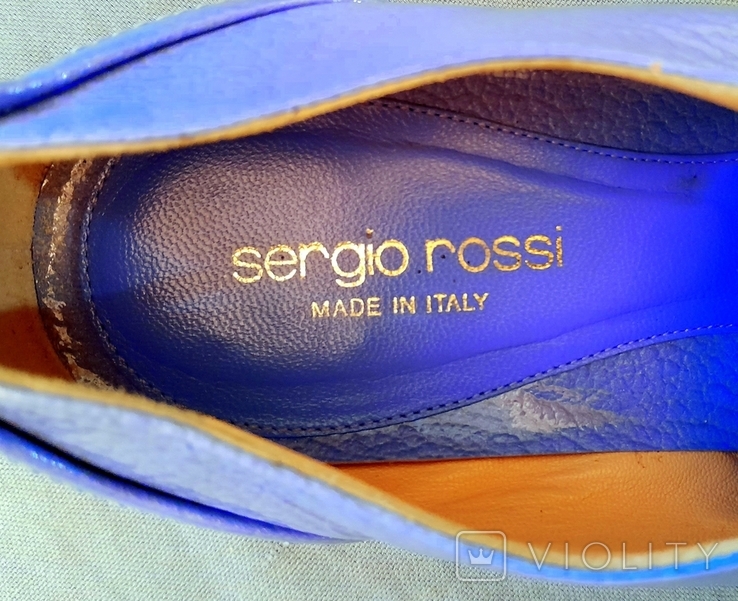 Sergio Rossi Women's Shoes Lacquer Leather Laces, photo number 3