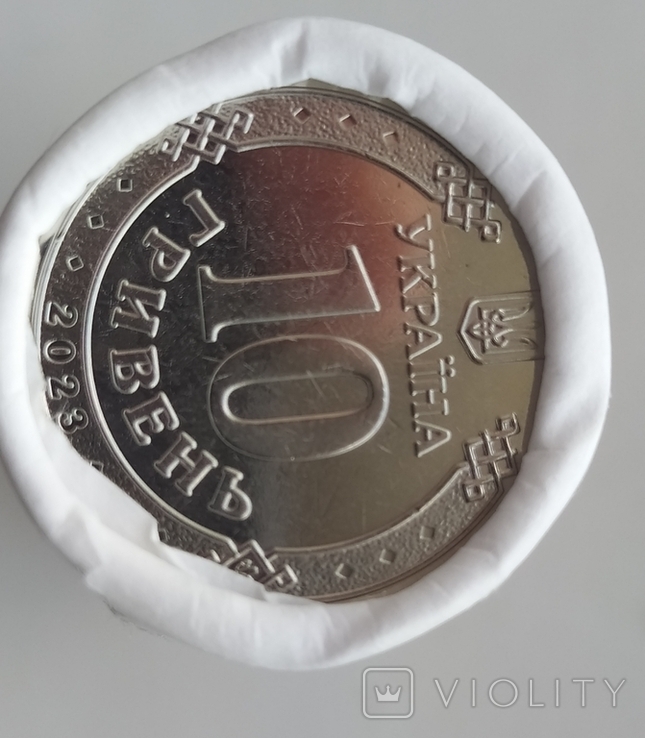 Ролик монет НБУ-2023р. 10гривень 40-штук ,,Сили підтримки Збройні сили України ", фото №5
