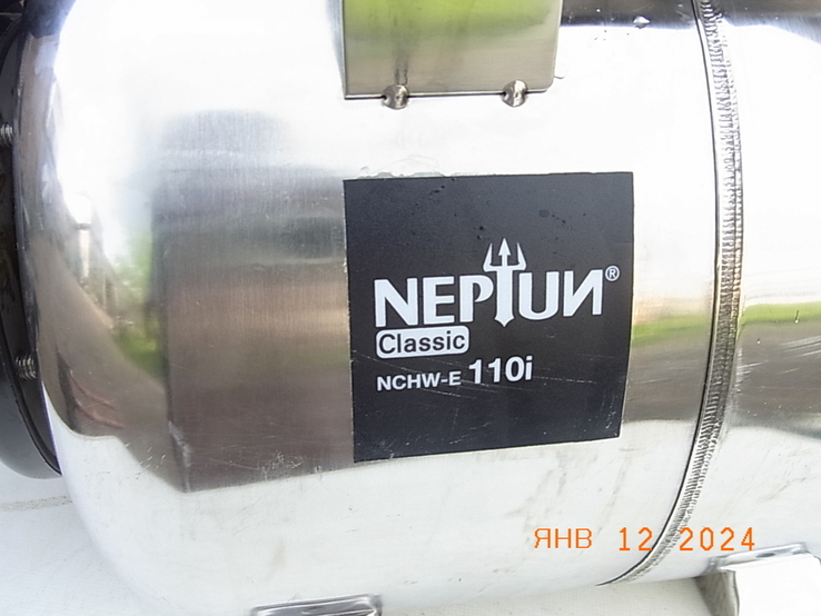 Бачок для Гідрофора з нержавіючої сталі NEPTUN NCHW-E 110 з Німеччини, фото №3