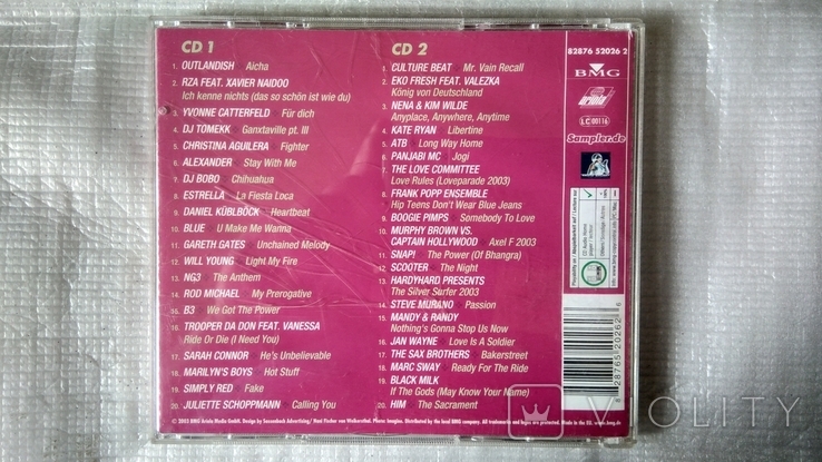 2 CD Компакт диск Booom 2003 - 40 вибухових хітів, фото №3
