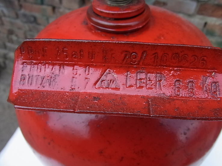 Балон Газовий на 6,6 кг №- 8 47х23 см з Німеччини, фото №8