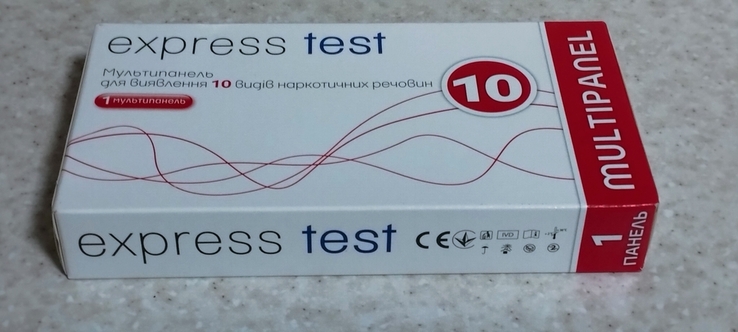 Тест на наркотики 10 видів речовин Atlas Link Express Test, photo number 2