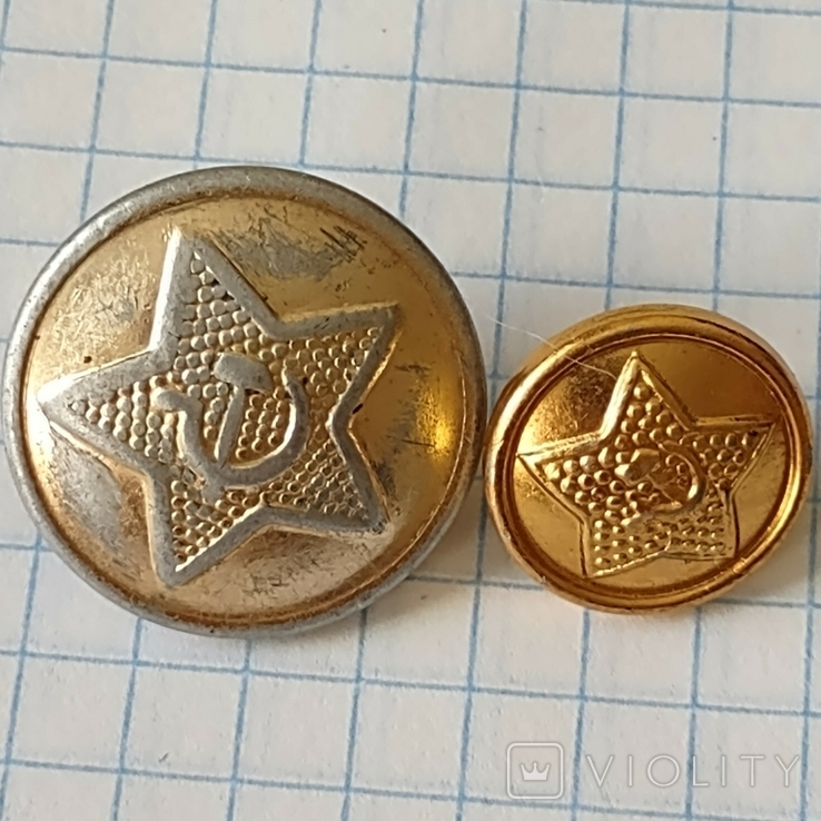 Star 2pcs., buttons, photo number 2