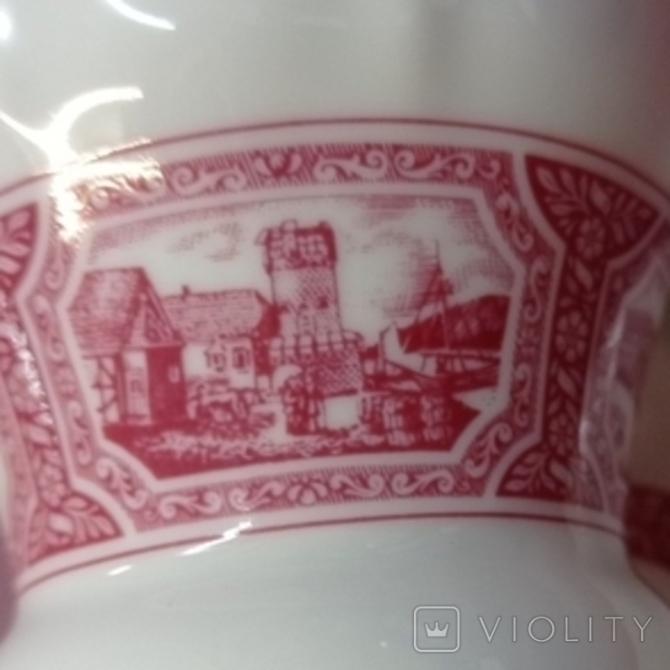Antique cup "Rudesheim am Rhein, 1860", 250 ml, Heinrich, Germany., photo number 8
