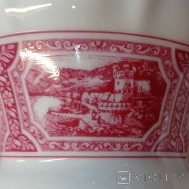 Antique cup "Rudesheim am Rhein, 1860", 250 ml, Heinrich, Germany., photo number 10
