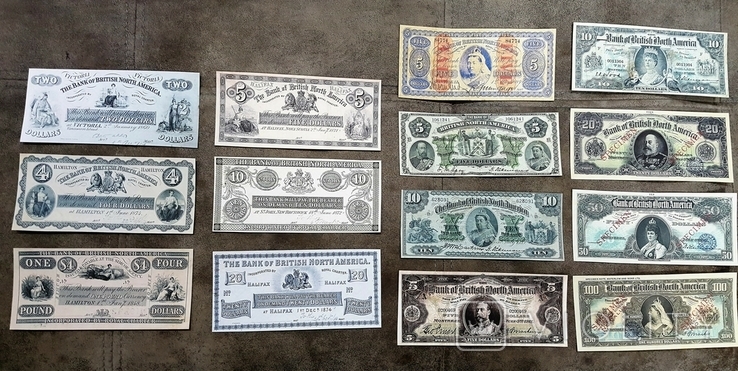 High-quality copies of banknotes of Canada with the Bank of British North America 1848 - 1911, photo number 2