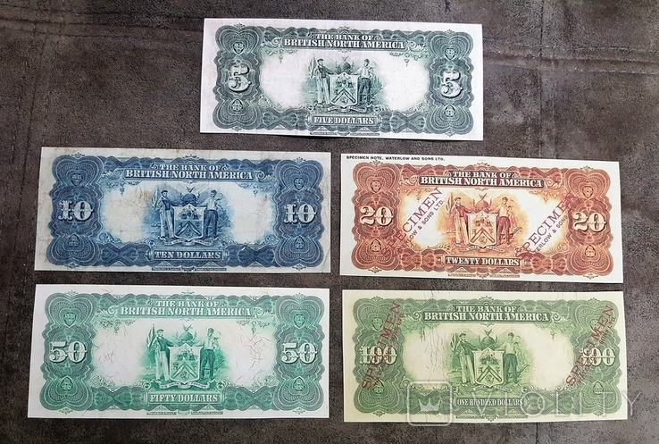 High-quality copies of banknotes of Canada with the Bank of British North America 1848 - 1911, photo number 9