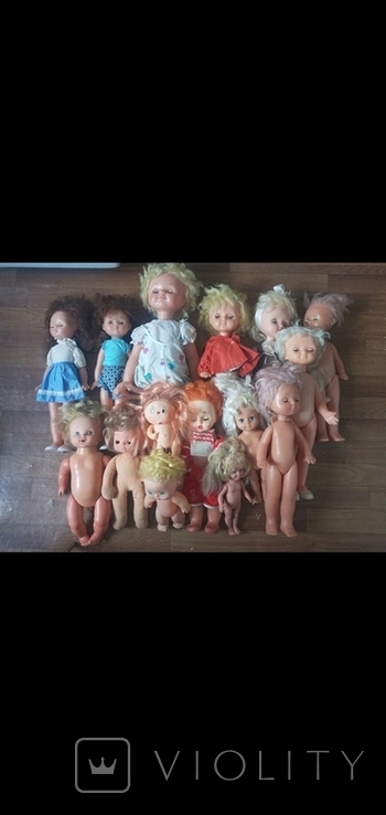 Очень много кукол СССР, смотрите дальше фото, аукцион 2 дня