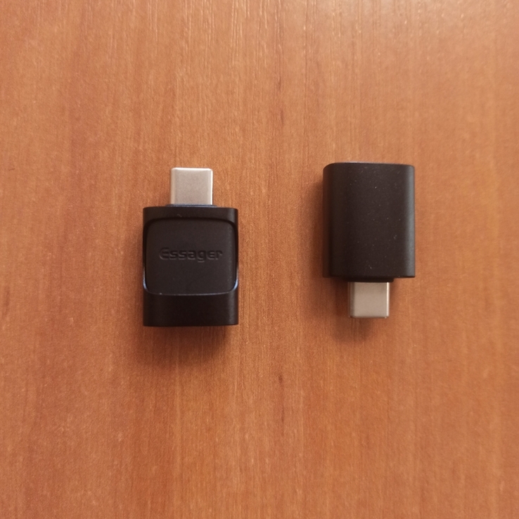 Essager OTG Переходник коннектор USB-A к Type-C (USB 3.0, 5 Гб/с, 3А), photo number 2