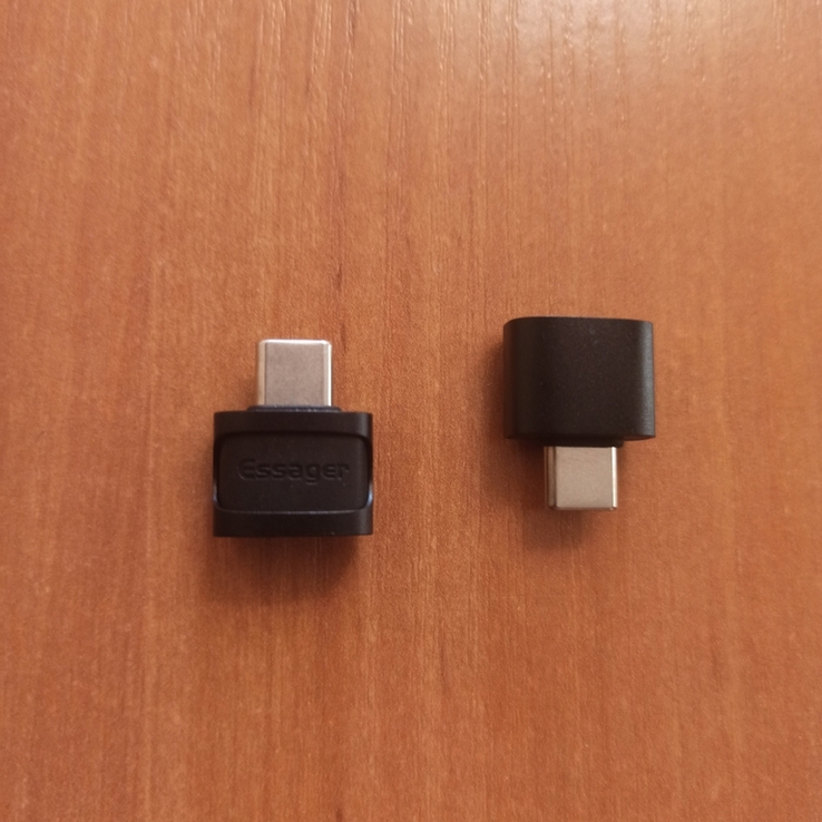 Essager OTG Переходник коннектор Micro USB к Type-C (USB 2.0, 480 Мб/с, 2.4А), photo number 2