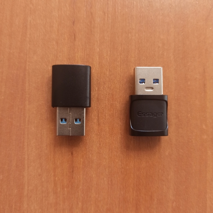 Essager OTG Переходник коннектор Type-C к USB-A (USB 3.0, 5 Гб/с, 3А), photo number 2