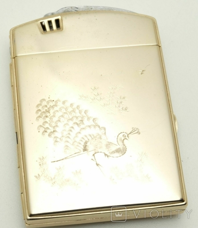 Chinese cigarette case with gasoline lighter, photo number 3