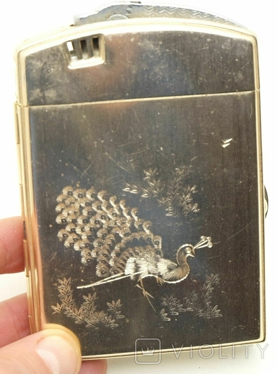 Chinese cigarette case with gasoline lighter, photo number 5