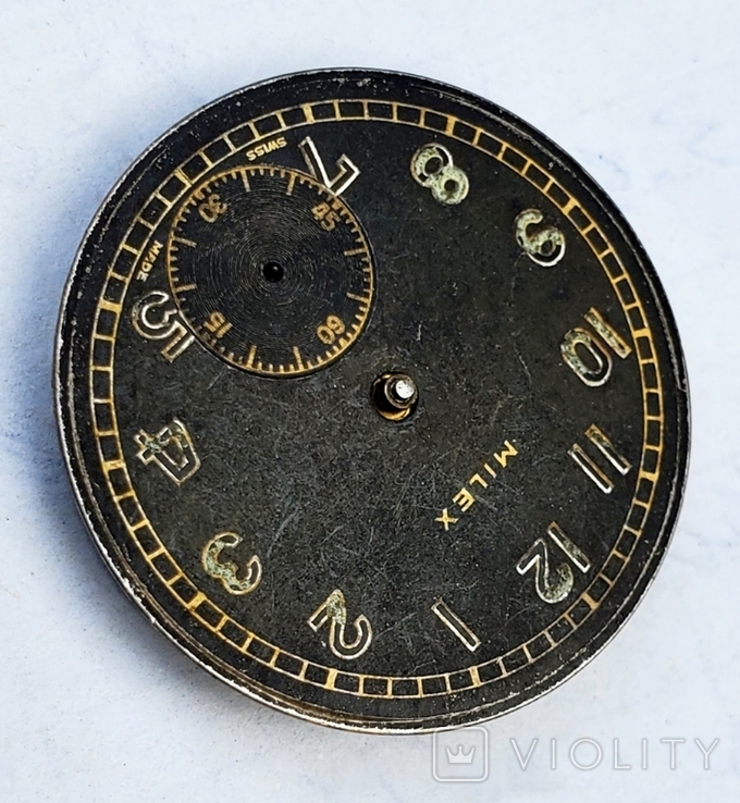 Dial and movement from the Swiss watch Milex Swiss made 15 jewels, photo number 4