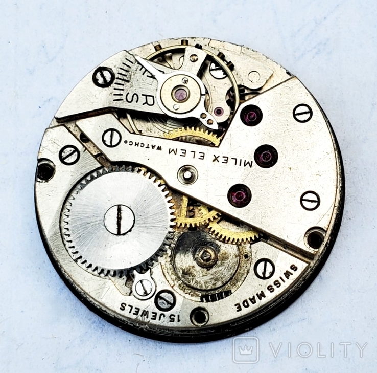 Dial and movement from the Swiss watch Milex Swiss made 15 jewels, photo number 7