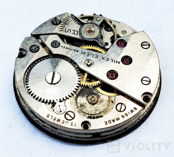 Dial and movement from the Swiss watch Milex Swiss made 15 jewels, photo number 8