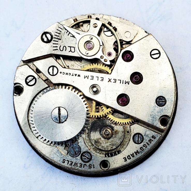 Dial and movement from the Swiss watch Milex Swiss made 15 jewels, photo number 9