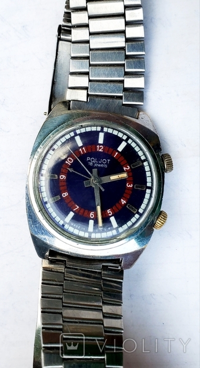 Watch Flight-Signal in chrome case 18 stones 1MChZ of the USSR, photo number 3