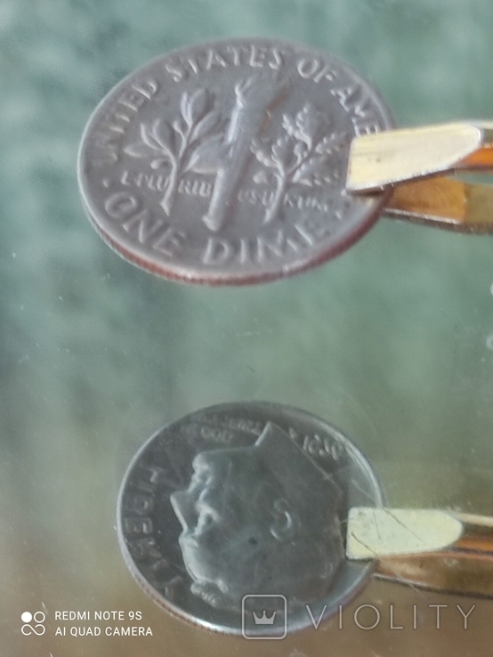 One Dime 1976 . Rotate 180 degrees., photo number 2