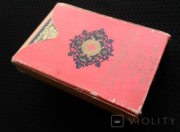 Jubilee Playing Cards Leningrad Color Printing Plant 150 years 1817 1967 biennium Palekh, photo number 9
