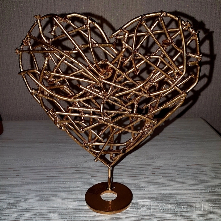 Figurine "Metal Heart". Handiwork, photo number 2