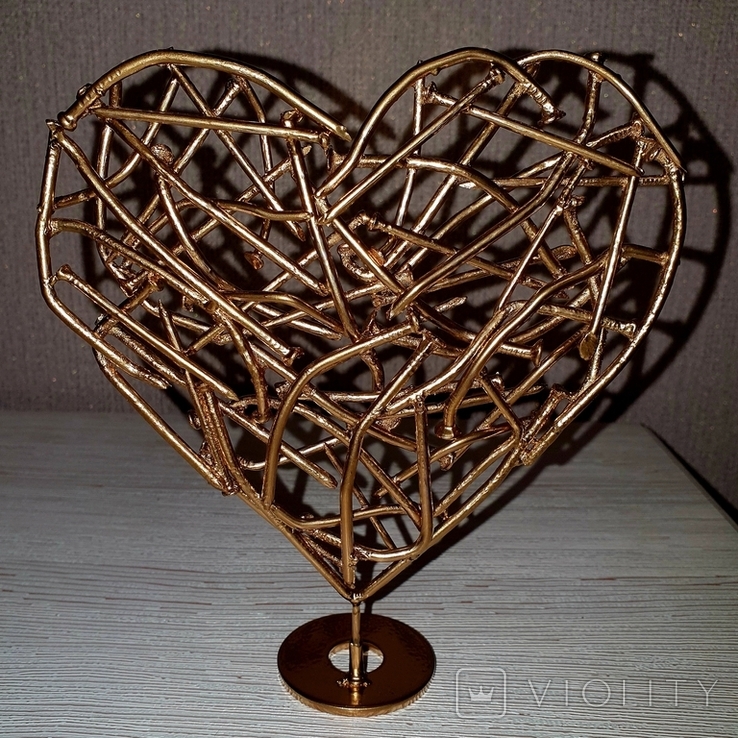 Figurine "Metal Heart". Handiwork, photo number 4