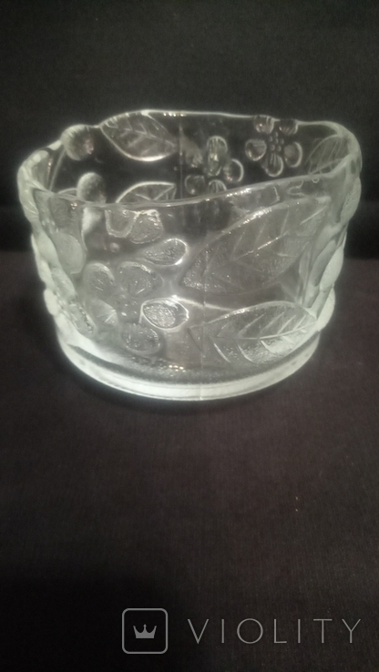 Vase with a relief pattern.Unusual shape.USSR., photo number 2