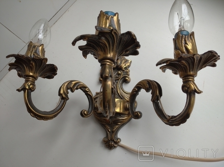 Beautiful lamp sconces bronze for illumination