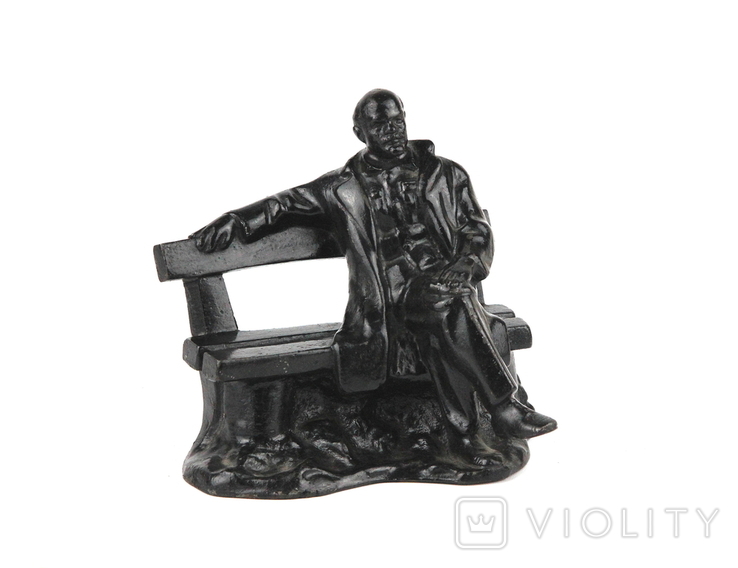 Statuette Bust of Lenin Cast Iron Kasli, photo number 2