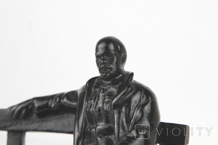 Statuette Bust of Lenin Cast Iron Kasli, photo number 4