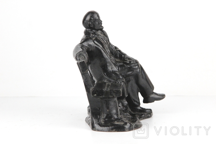 Statuette Bust of Lenin Cast Iron Kasli, photo number 5