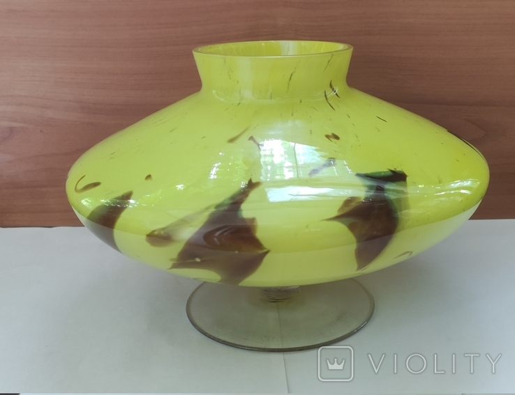Vintage Vase, colored glass by Frantisek Koudelka, Bohemia, Czechoslovakia, 1970s, photo number 13