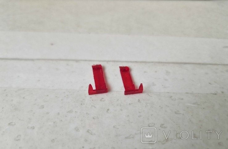 Spare part repair kit - rear feet - (From a remake) for a Muscovite sedan 1:43 USSR