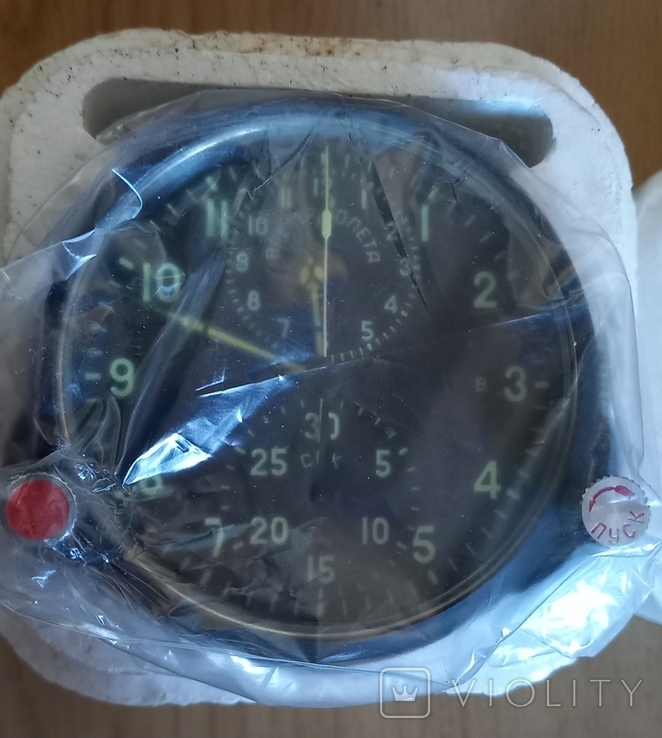 Авиационные часы АЧС-1М 1976 г, фото №2
