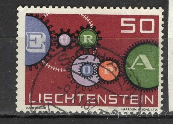 Liechtenstein 1961 Europe Sept Full Series