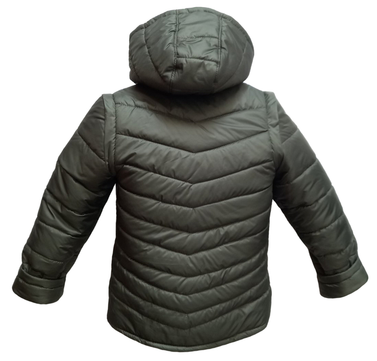 Дитяча куртка жилетка Teddy Jacket хаки 140 ріст 1075b140, фото №5