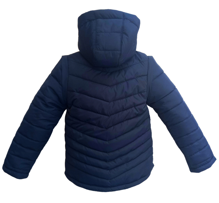 Дитяча куртка жилетка Teddy Jacket синя 128 ріст 1075a128, фото №5